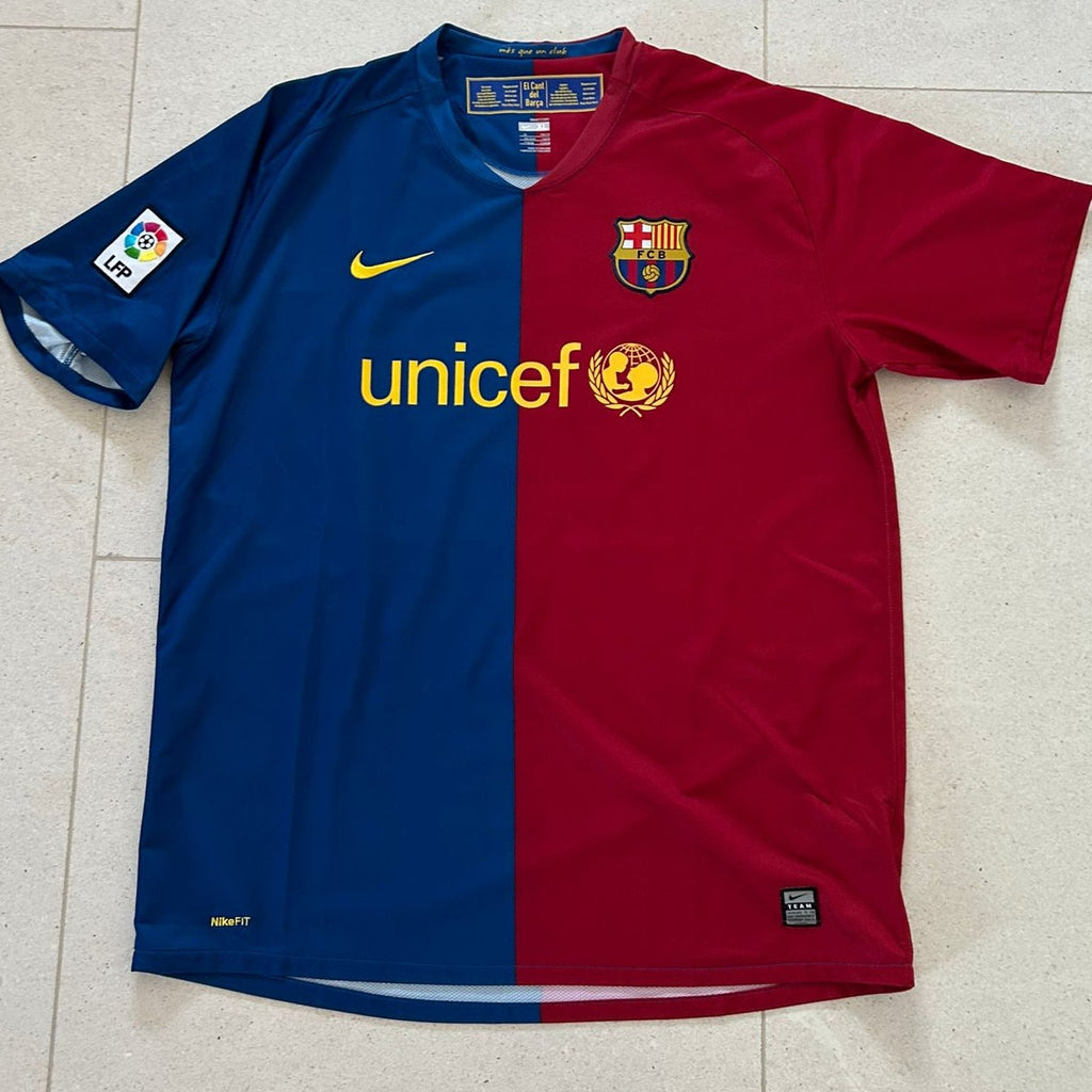 FC Barcelona Heimtrikot 09/10 #10 Messi Size XL