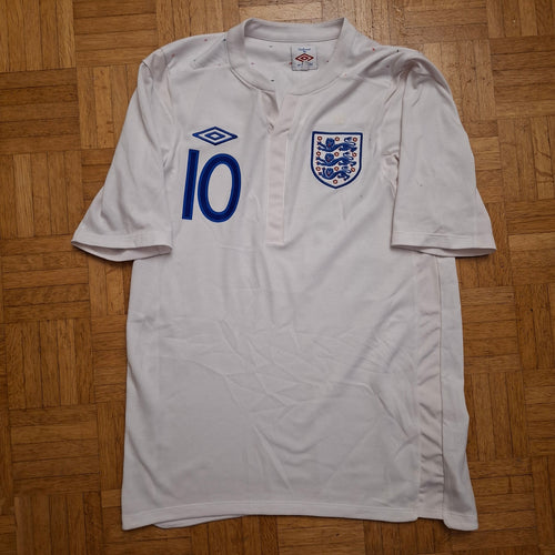England Heimtrikot WM 2010 #10 Rooney in Grösse 36 (S-M)