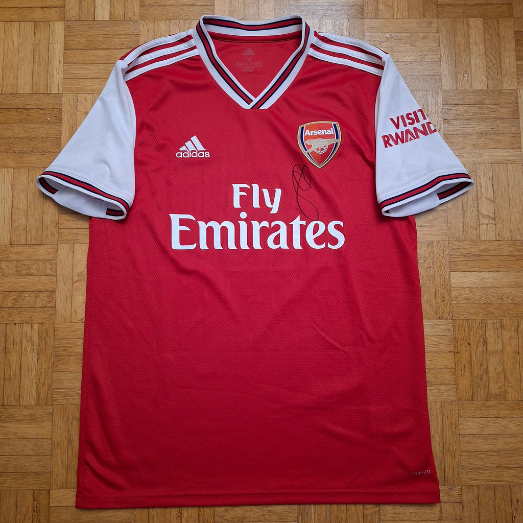 FC Arsenal Heimtrikot 19/20 mit Xhaka Autogramm in Grösse M
