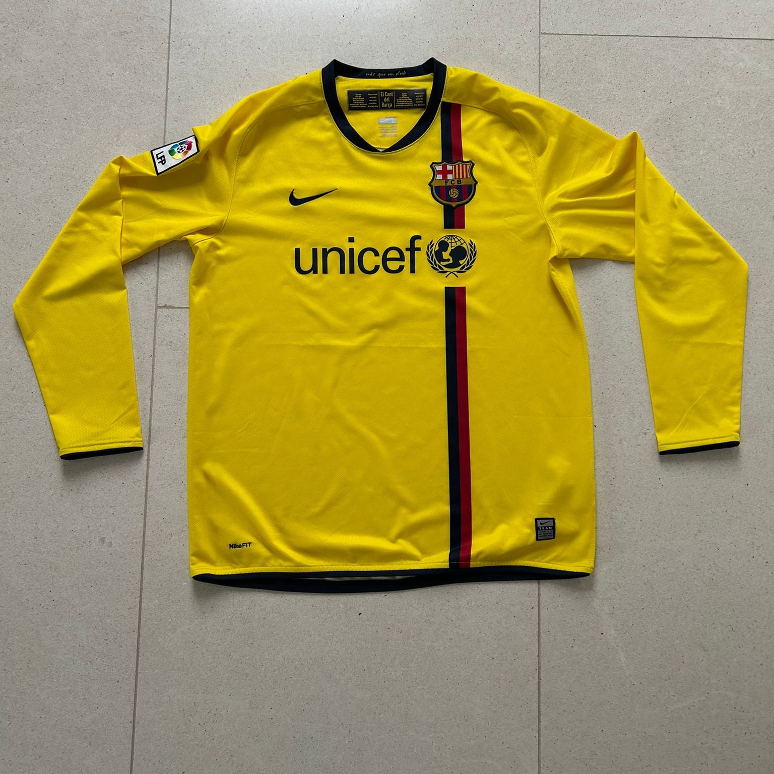 FC Barcelona Auswärtstrikot 08/09 in Size L