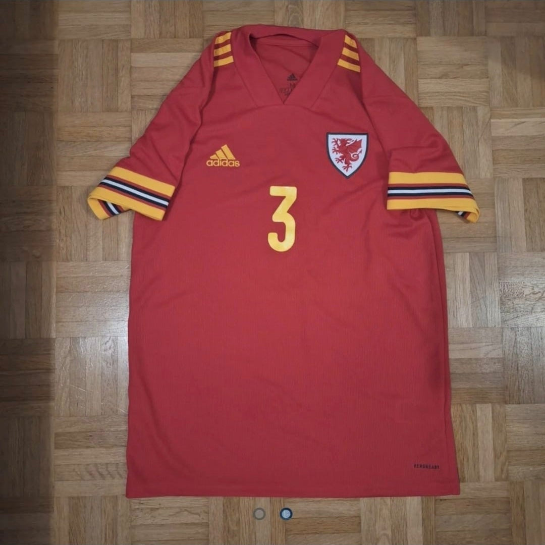 Wales Heimtrikot EM 2021 #3 Williams in Grösse M