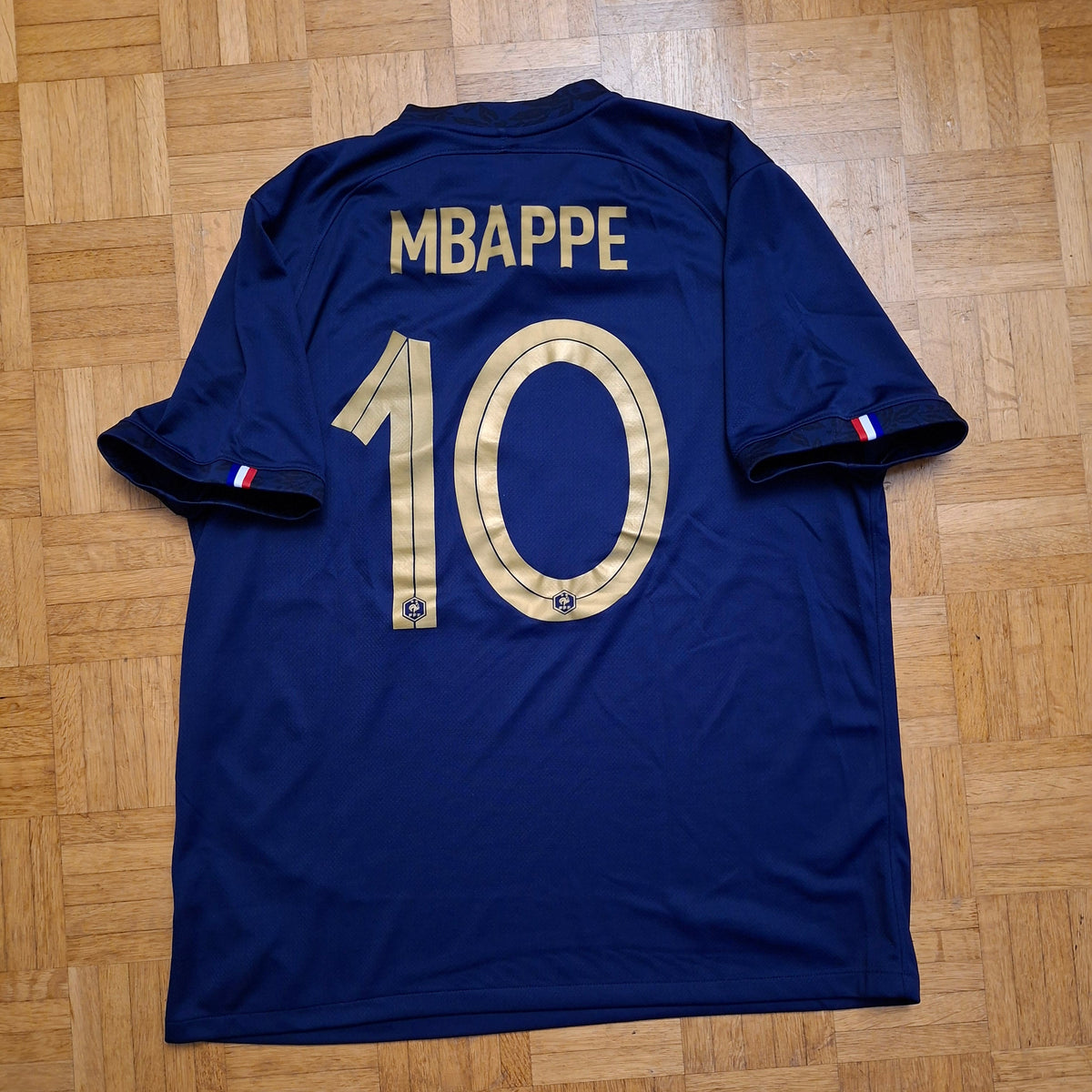 Frankreich Heimtrikot WM 2022 #10 Mbappe in Grösse XL