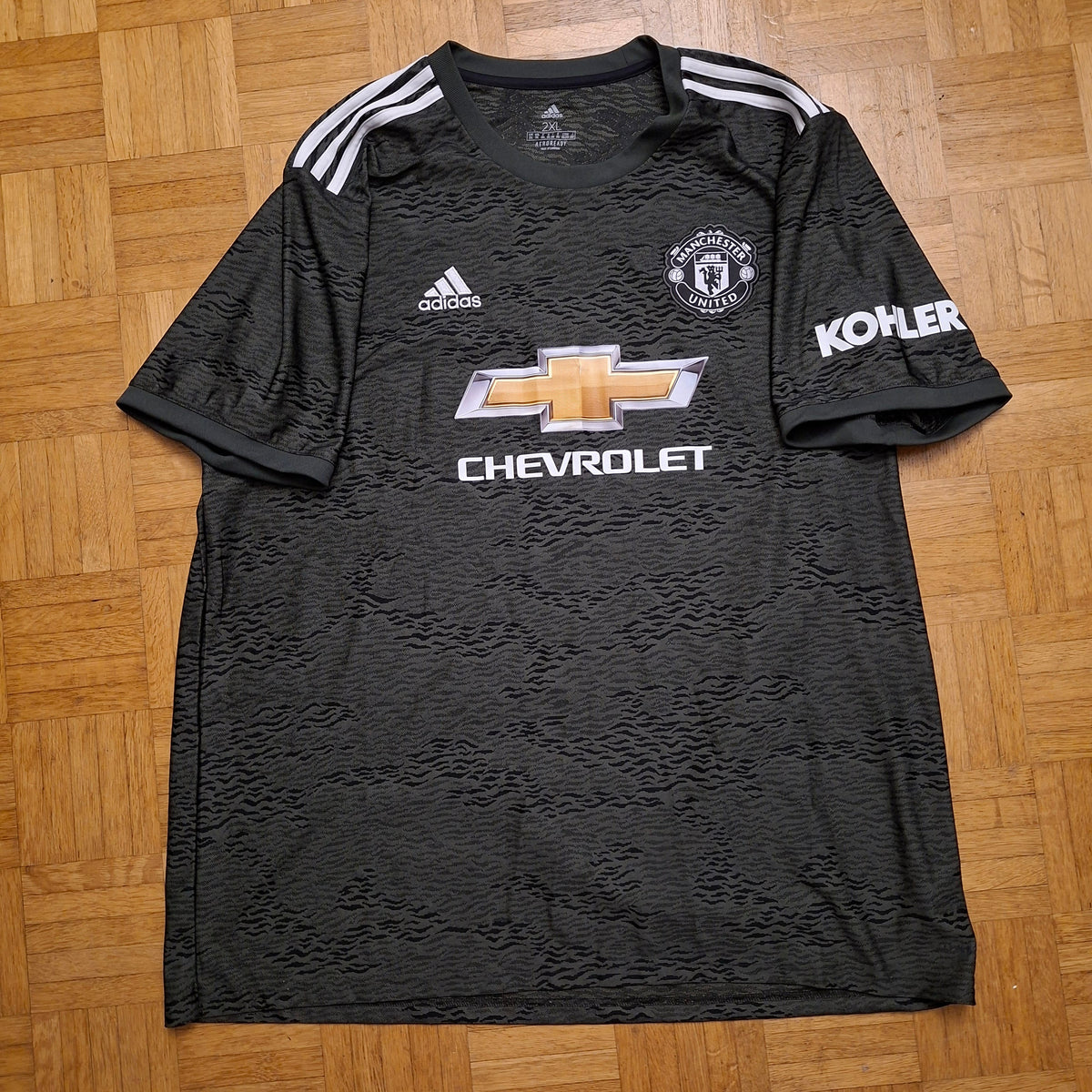 Manchester United Auswärtstrikot 20/21 #18 B.Fernandes in Grösse XXL