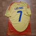 Kolumbien Heimtrikot 2024 #7 Diaz in Grösse L