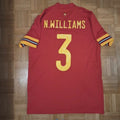 Wales Heimtrikot EM 2021 #3 Williams in Grösse M