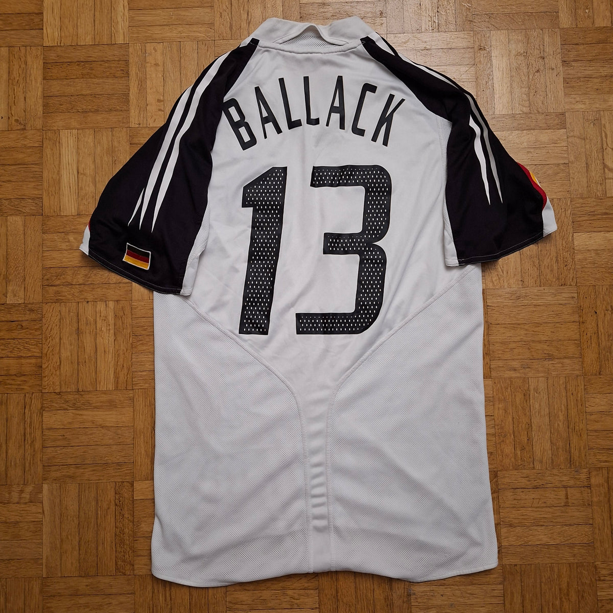 Deutschland Heimtrikot EM 2004 #13 Ballack in Grösse S