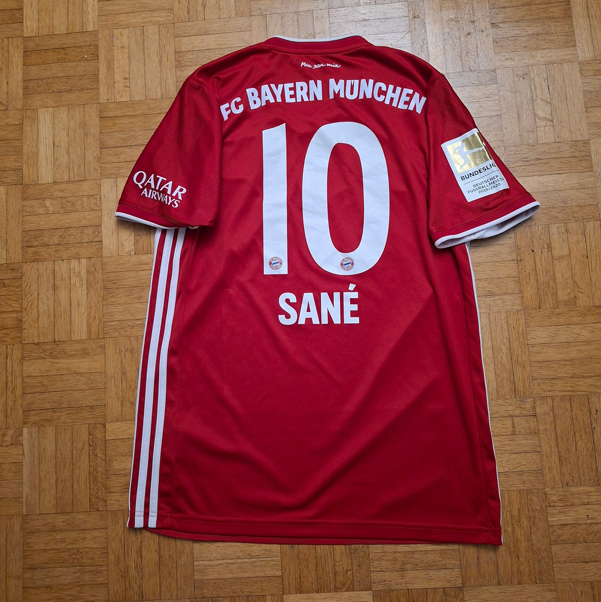 FC Bayern München Heimtrikot 20/21 #10 Sané in Grösse M