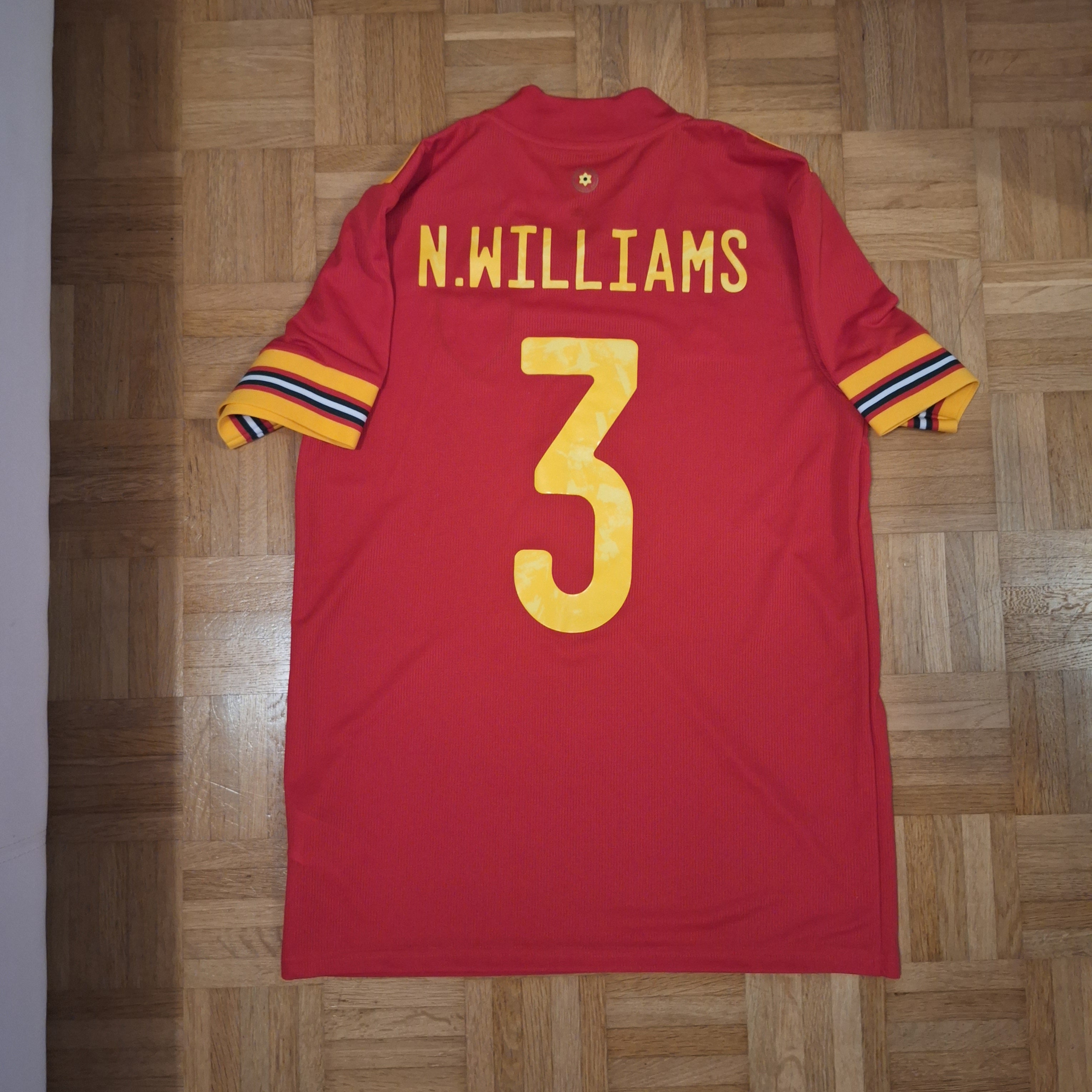 Wales Heimtrikot 2020 #3 Williams in Grösse L