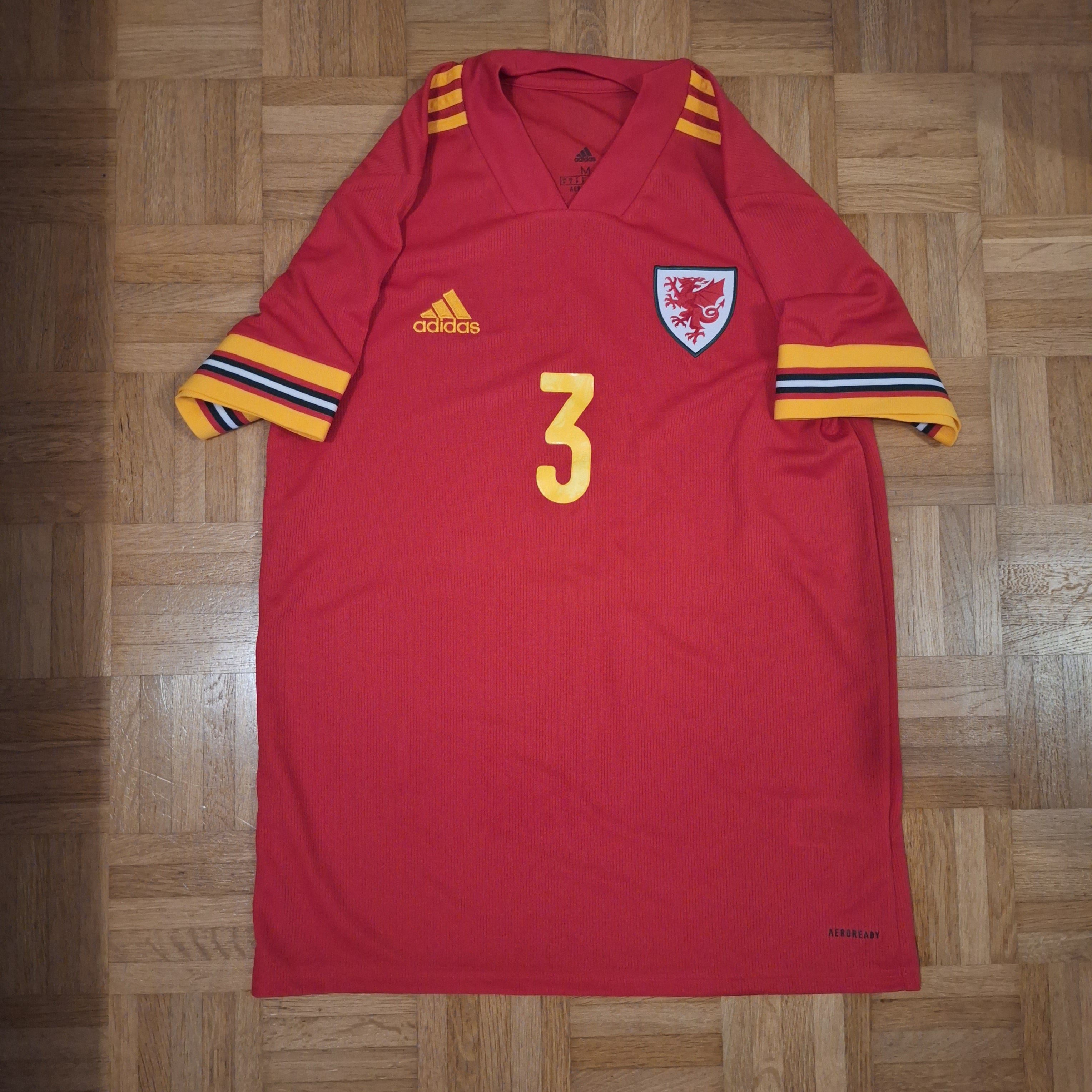 Wales Heimtrikot 2020 #3 Williams in Grösse L